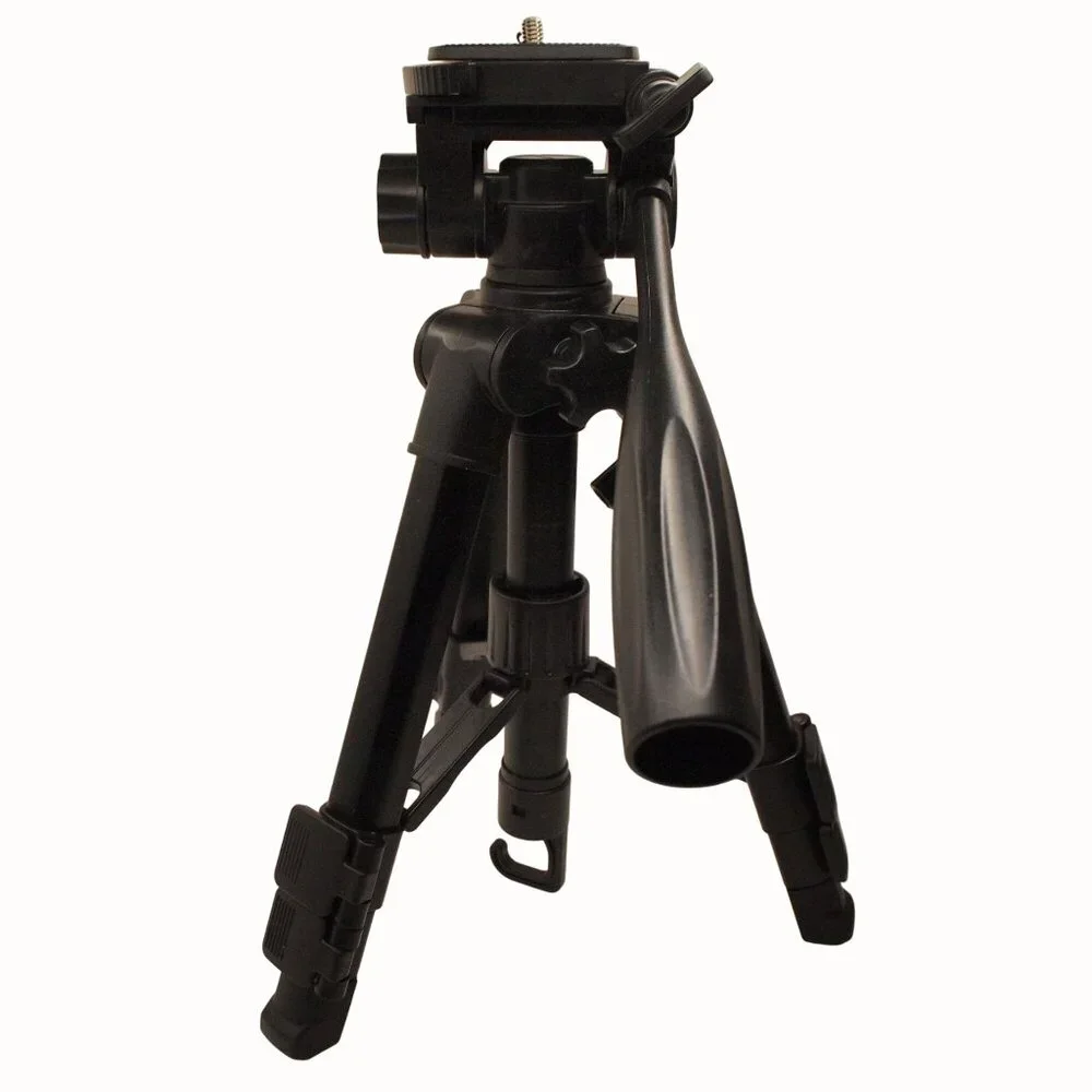 Bomaker Desktop Tripod for Projector & Camera w/ Case Adjustable Height 12-24